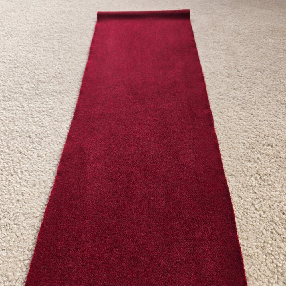 Banana Republic Double Face Cashmere Scarf Brick Burgundy Red - Picture 7 of 9